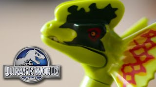 Spitter Attack - Dilophosaurus Ambush Jurassic World Lego Set - Review/Build