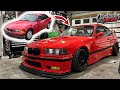 Building a BAGGED BMW E36 in 10 Minutes!!!!