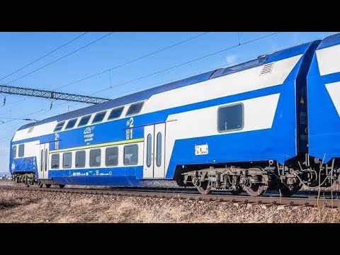 Prezentare interioară a vagonului etajat seria 36-16 al CFR Călători