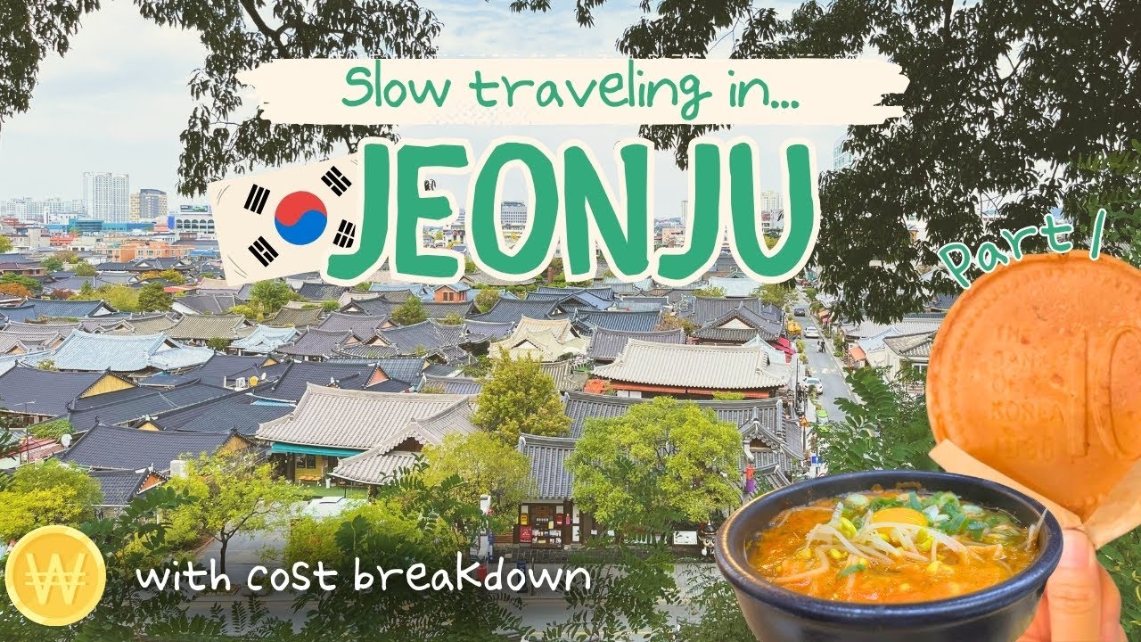 What to see in JEONJU? | A two-night, three-day solo travel | Express bus from Seoul to Jeonju 🇰🇷