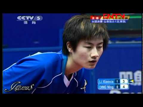 2011 CHINA NATIONALS (wt-f) [game2] LI Xiaoxia - DING Ning [Full Match 1/3]