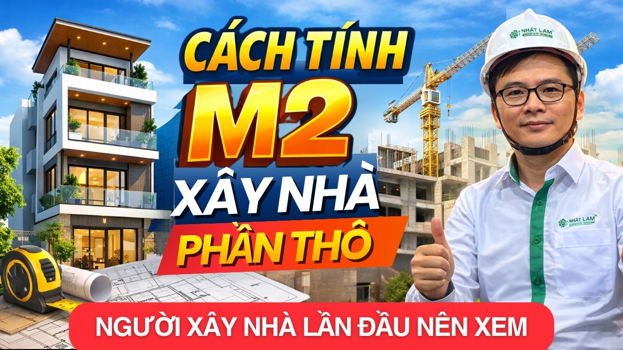 Cách Tính M2 Xây Nhà Phần Thô