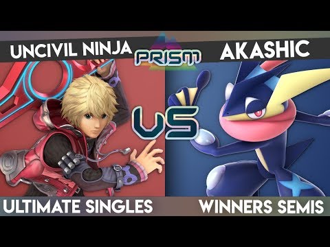 PRISM 168 - Uncivil Ninja (Shulk) vs. Akashic (Greninja) - Winners Semis - Smash Ultimate Singles