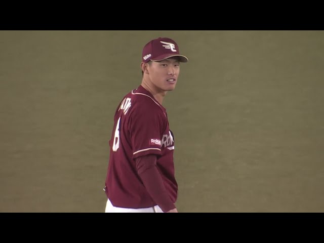 【8回裏】イーグルス・辰己涼介 センター前に落ちそうな打球をダイビングキャッチ!! 2025年4月4日 千葉ロッテマリーンズ 対 東北楽天ゴールデンイーグルス