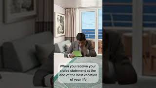 POV:You had the time of your life on a cruise… until you saw the final bill 🫣#cruiselife #noregrets