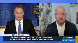 MSNBC: KATY TUR REPORTS - APRIL 18, 2025 - TRUMP ADMIN LOSING PATIENCE WITH NEGOTIATING PEACE DEAL