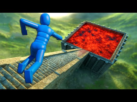Testing Euphoria Physics Ragdolls Falling Comparison!