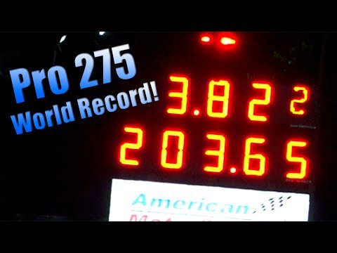 PRO 275 WORLD RECORD - 3.82!