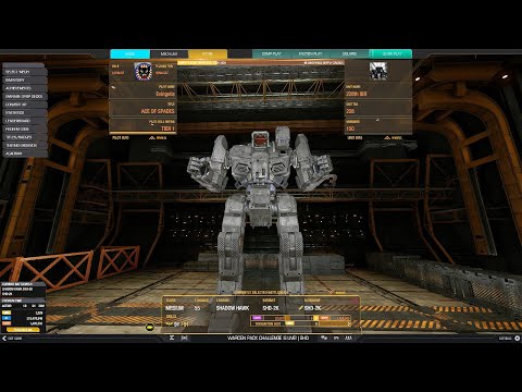 Shadowhawk 2K. Build tutorial for August FREE battlemech. Mechwarrior Online (MWO).
