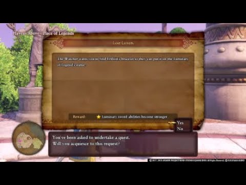 Dragon Quest XI sidequest : Lost Lovers