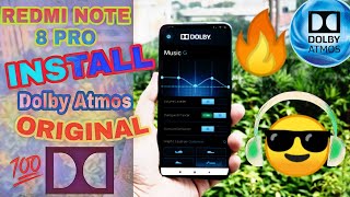 How to install dolby atmos in Redmi note 8 pro
