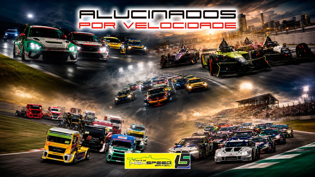 🏎️ ALUCINADOS POR VELOCIDADE IN LIVE | Indycar, Italian GT, Formula E, Stock Car, TCR, Nascar, BTRC