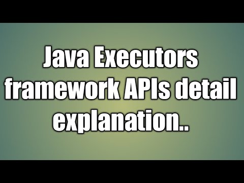 Java Executors Framework Apis Tutorial
