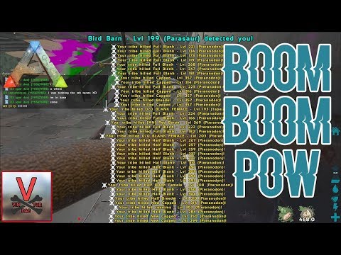 C-Spinning into their flyer pen! ARK: Survival Evolved (Official PVP)