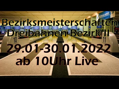 Bezirksmeisterschaften Dreibahnen - Bezirk II - Herren - Bohle