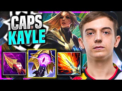 CAPS PICKS KAYLE WITH NEW ITEMS! - G2 Caps Plays Kayle MID vs Ahri! | Challenger TV