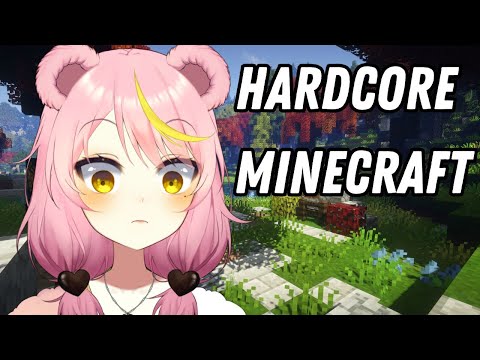 Insane VTuber Bear Girl Takes on Hardcore Minecraft!