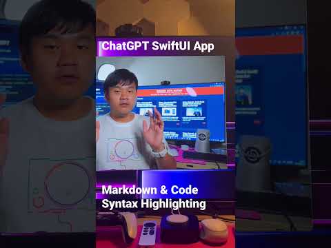 Add ChatGPT Markdown & Code Syntax Highlight to SwiftUI iOS App #iosdevelopment #chatgpt #swiftui thumbnail