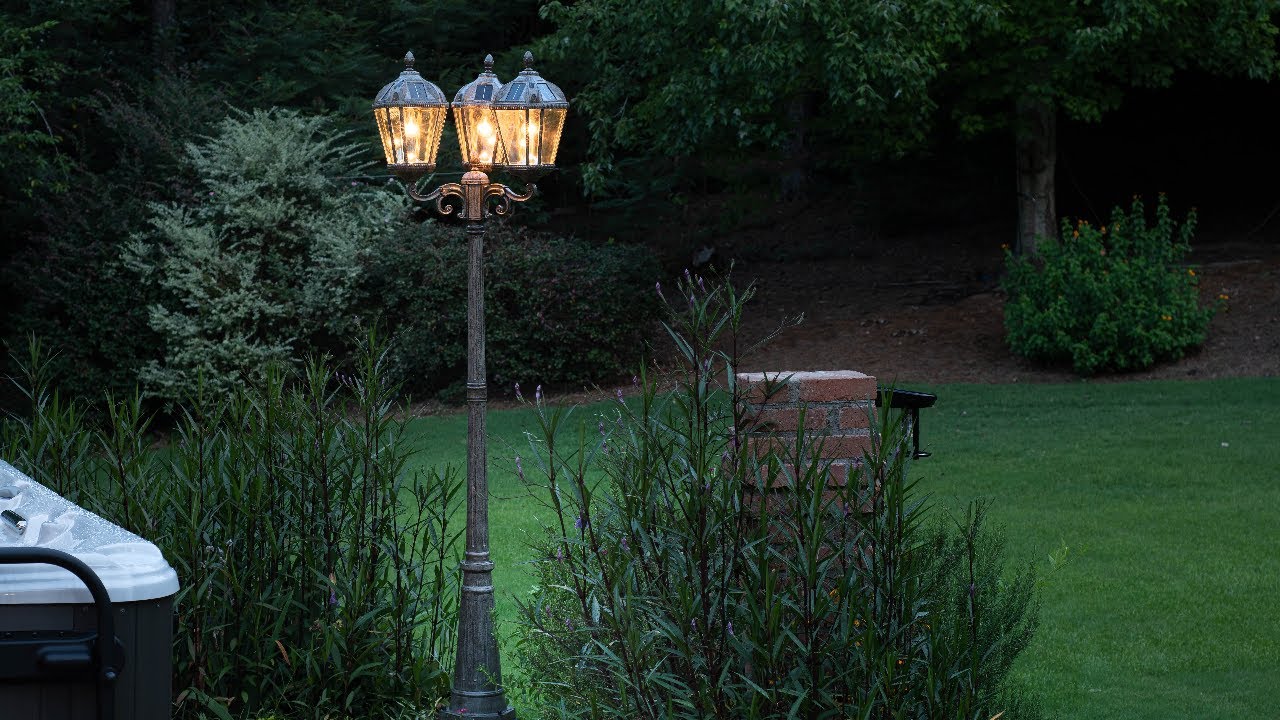 Video 1 Watch A Video About the Royal Solar LED Outdoor Post Light