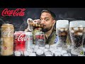 ASMR COLD ICED COCA COLA SOFT DRINKS COLD DRINKS VANILLA CHERRY SODA DRINKING SOUNDS MUKBANG