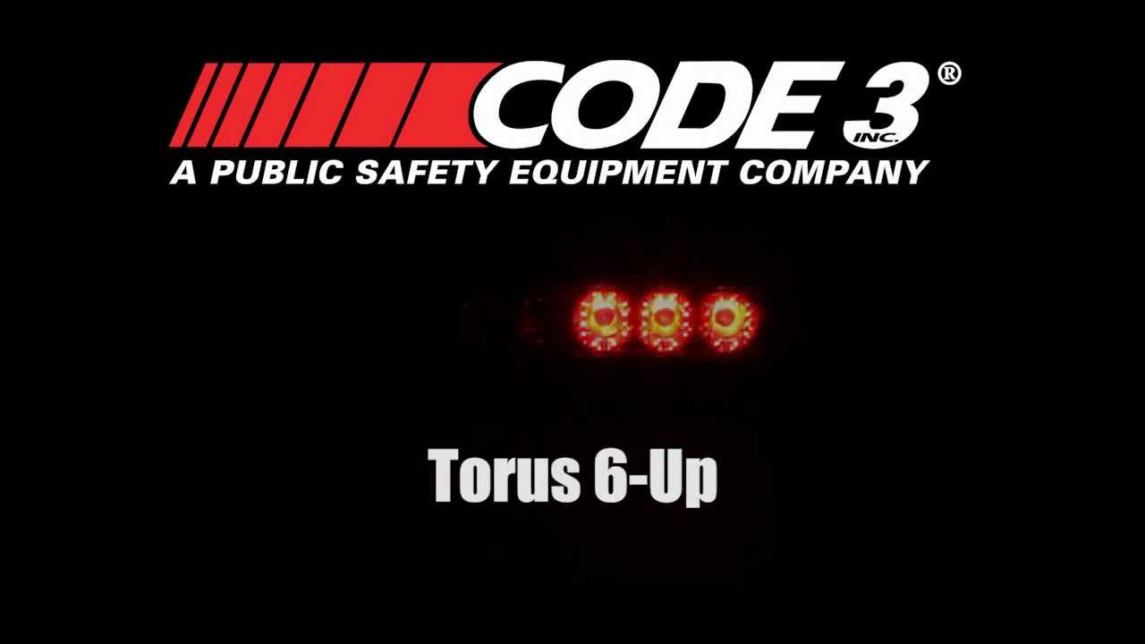 Torus 6-Up - Flash Pattern - Code 3