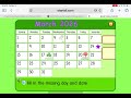 Starfall Calendar March 14 2026