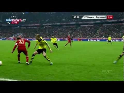 Javi Martínez brilliant play against Dortmund[12/13]