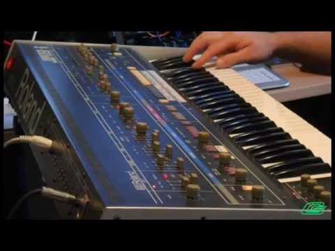 Setting A Roland Jupiter-6 On Fire Synthesizer Demo #2