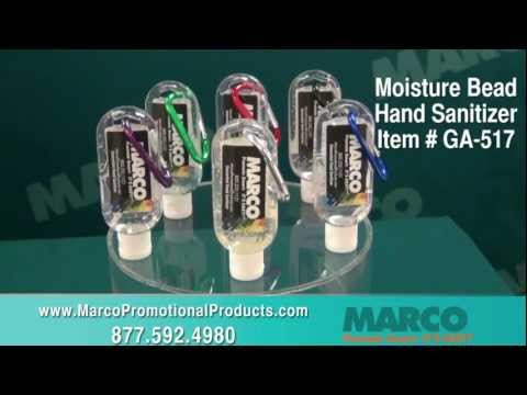 Moisture Bead Hand Sanitizer with Carabiner