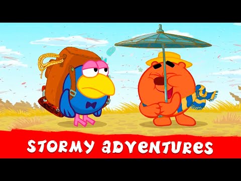 KikoRiki 2D | Stormy Adventures 💨 Best episodes collection | Cartoon for Kids