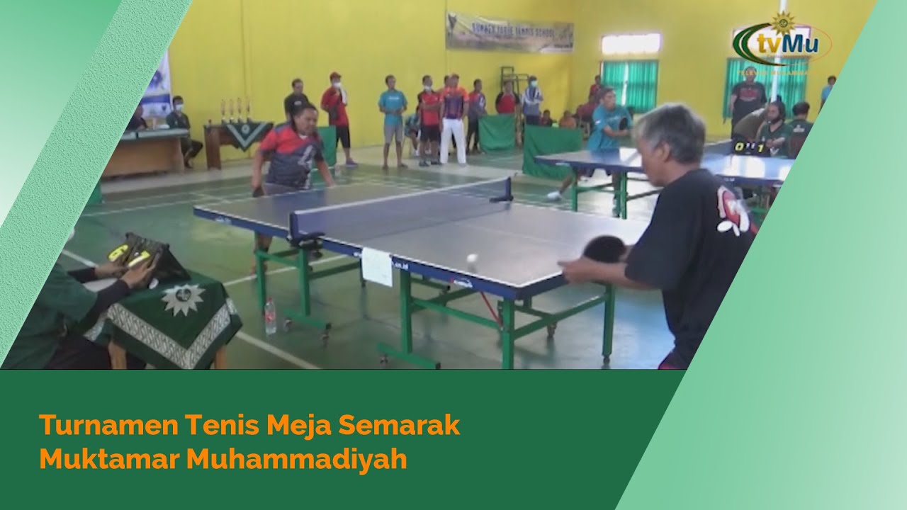 Semarak Muktamar ke-48, Pemuda Muhammadiyah Batang Gelar Turnamen Tenis Meja