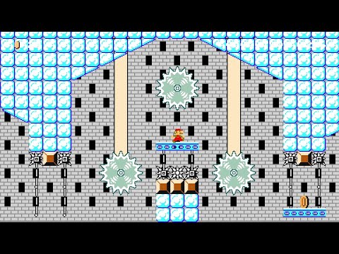 Lunar Lifts by Hampl - Super Mario Maker 2