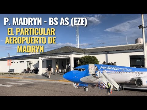Pequeno Aeroporto. VUELO P. Madryn - Bs As. (Eze). Patagônia Argentina