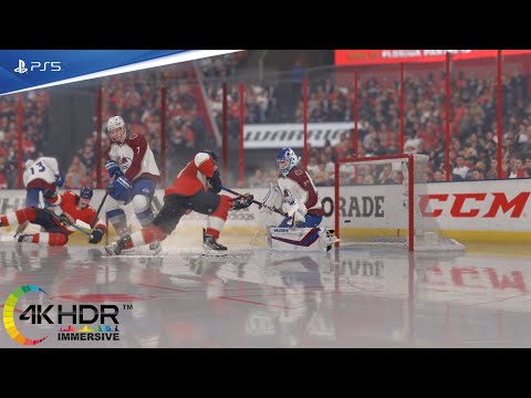 Colorado Avalanche vs Florida Panthers NHL22 (4K Ultra Realistic Graphics!) PS5 Gameplay