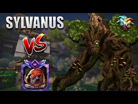 FULL POWER SYLVANUS VERSUS A TRY HARD BAKASURA!? - Grandmasters Ranked Duel - SMITE