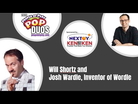 動画「POPDuo: Will Shortz, Crossword Editor of The NY Times, Interviews Josh Wardle, Inventor of Wordle!」のサムネイル