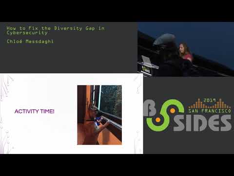 BSidesSF 2019 - How to Fix the Diversity Gap in Cybersecurity (Chloé Messdaghi)
