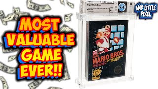 The Most Valuable Game Ever Is.... Super Mario Bros For The NES?! Madlittlepixel Gaming Rant!