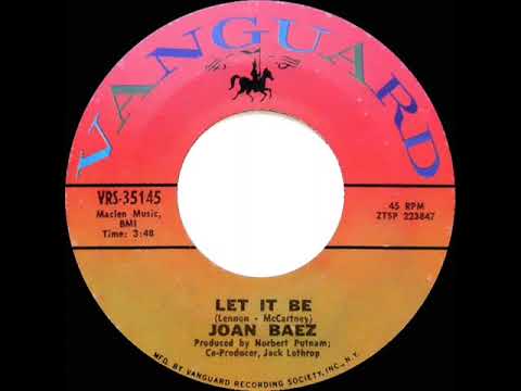 1971 HITS ARCHIVE: Let it Be - Joan Baez (mono 45)