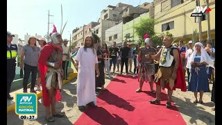 La Victoria: Empieza el vía crucis en el cerro El Pino por Semana Santa