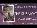 The Rubaiyat|Omar Khayyam|Classics of World Literature|6th Sem
