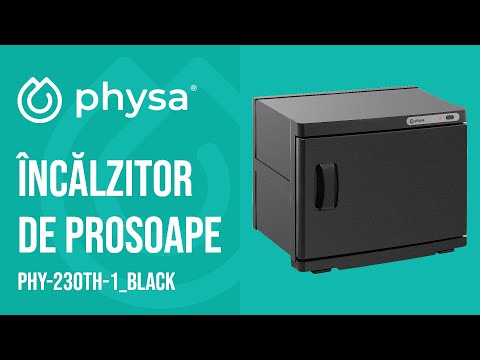 video - Încălzitor de prosoape - cu sterilizare UV - 70 °C - 230 W - 23 L