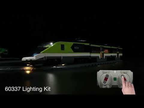 BrickBling Light Kit For LEGO Express Passenger Train 60337