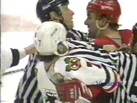 Primeau vs Chelios 3/3/96