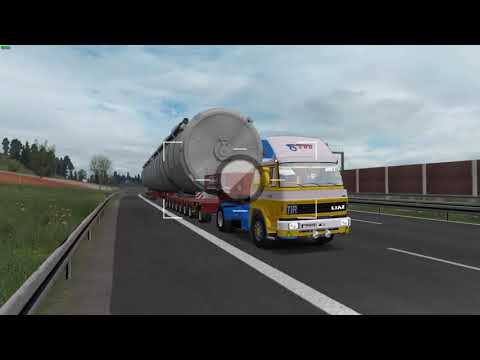 ETS2 Liaz vs  Mega Silo Long Trailer