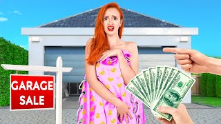 HOW TO MAKE MONEY || Best Garage Sale Hacks! Genius Ways for Quick CASH by 123 GO! CHALLENGE