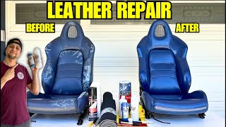 Leather RESTORATION & Seat Bolster Foam REPAIR | 2 DIY Methods You Can Do At Home!