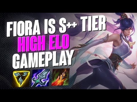 Fiora vs Kennen ll Baron lane Gameplay ll Fiora Main Wildrift