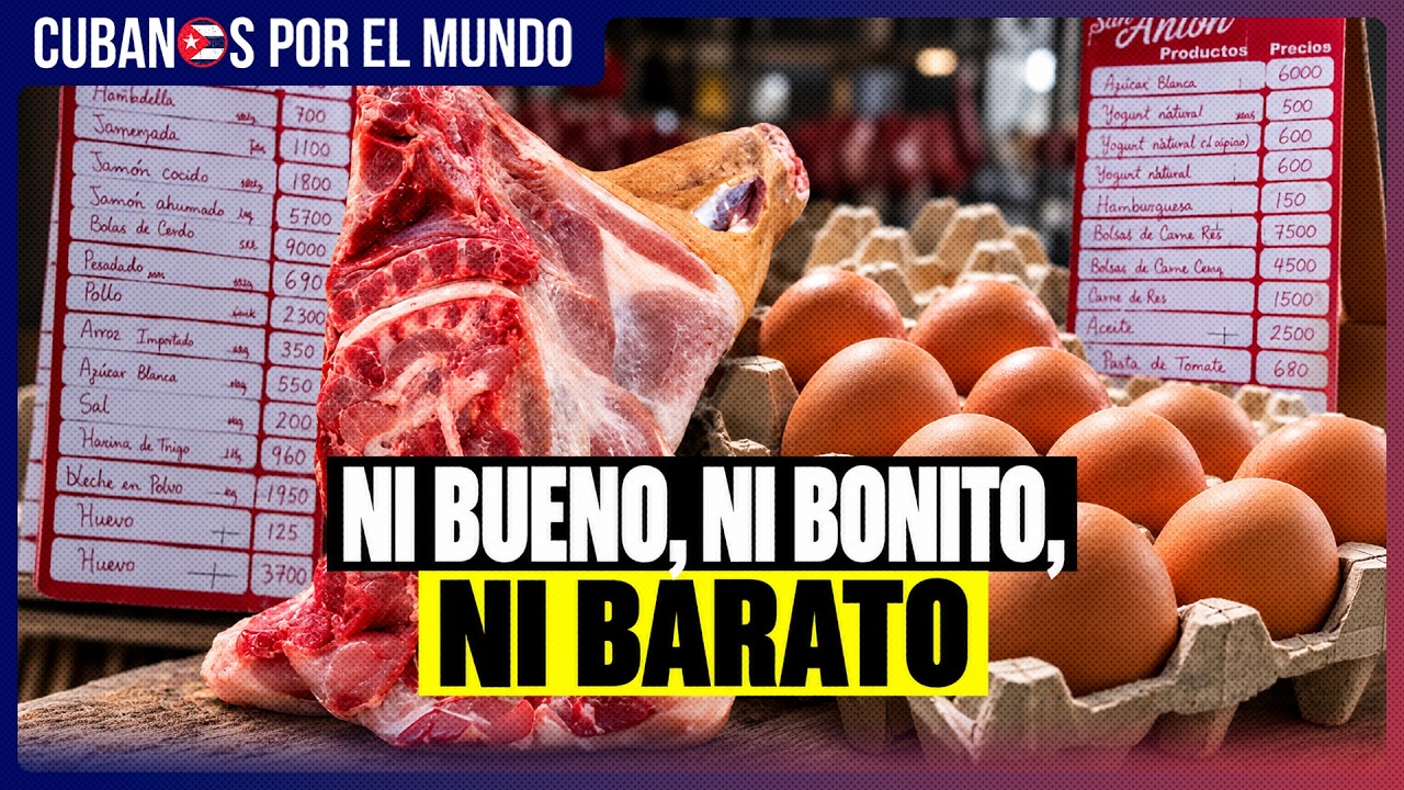Bola de cerdo a 9.000 pesos y un huevo a 125 en Cuba