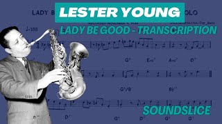Lester Young solo on “Lady Be Good” (1936)